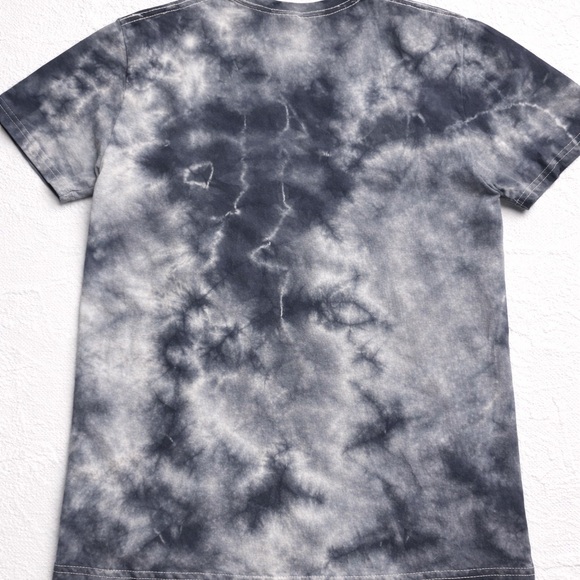 NIRVANA Black and Blue Tie-Dye Tee with Blue Graphic size small - Picture 5 of 7